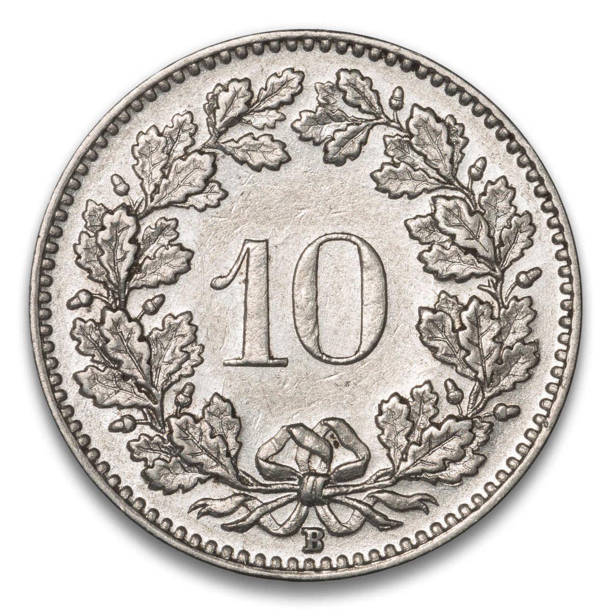 Switzerland 10 Rappen 1933 B