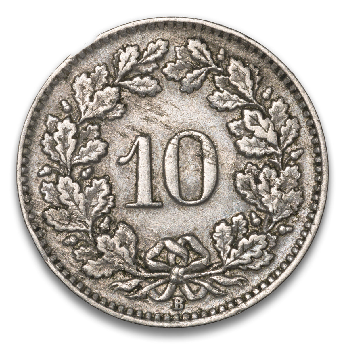 Switzerland 10 Rappen 1940 B