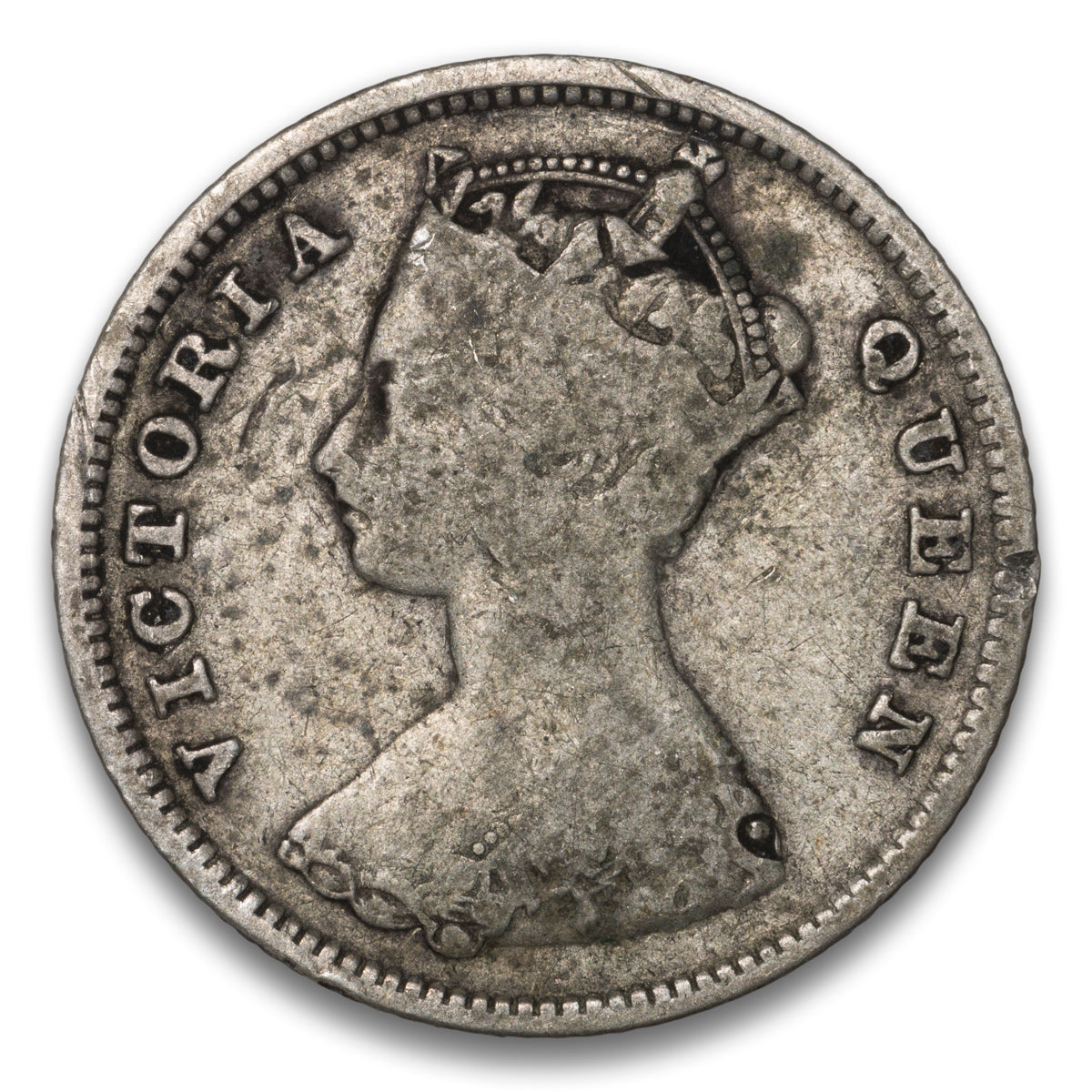 Hong Kong 10 Cents 1896