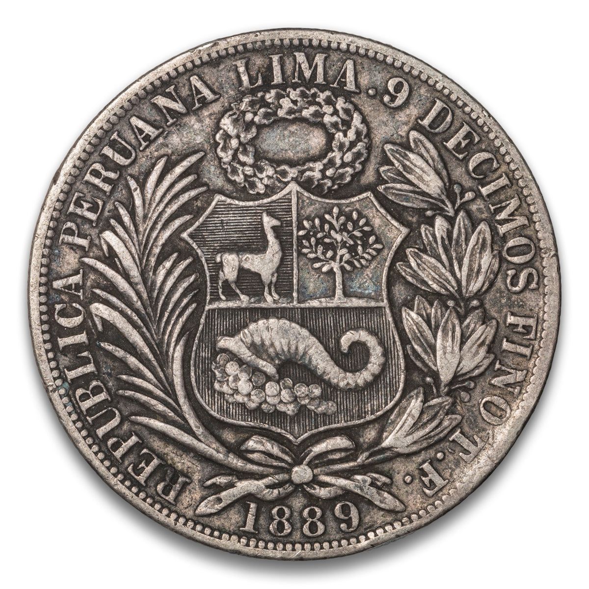 Peru 1 Sol 1889 TF