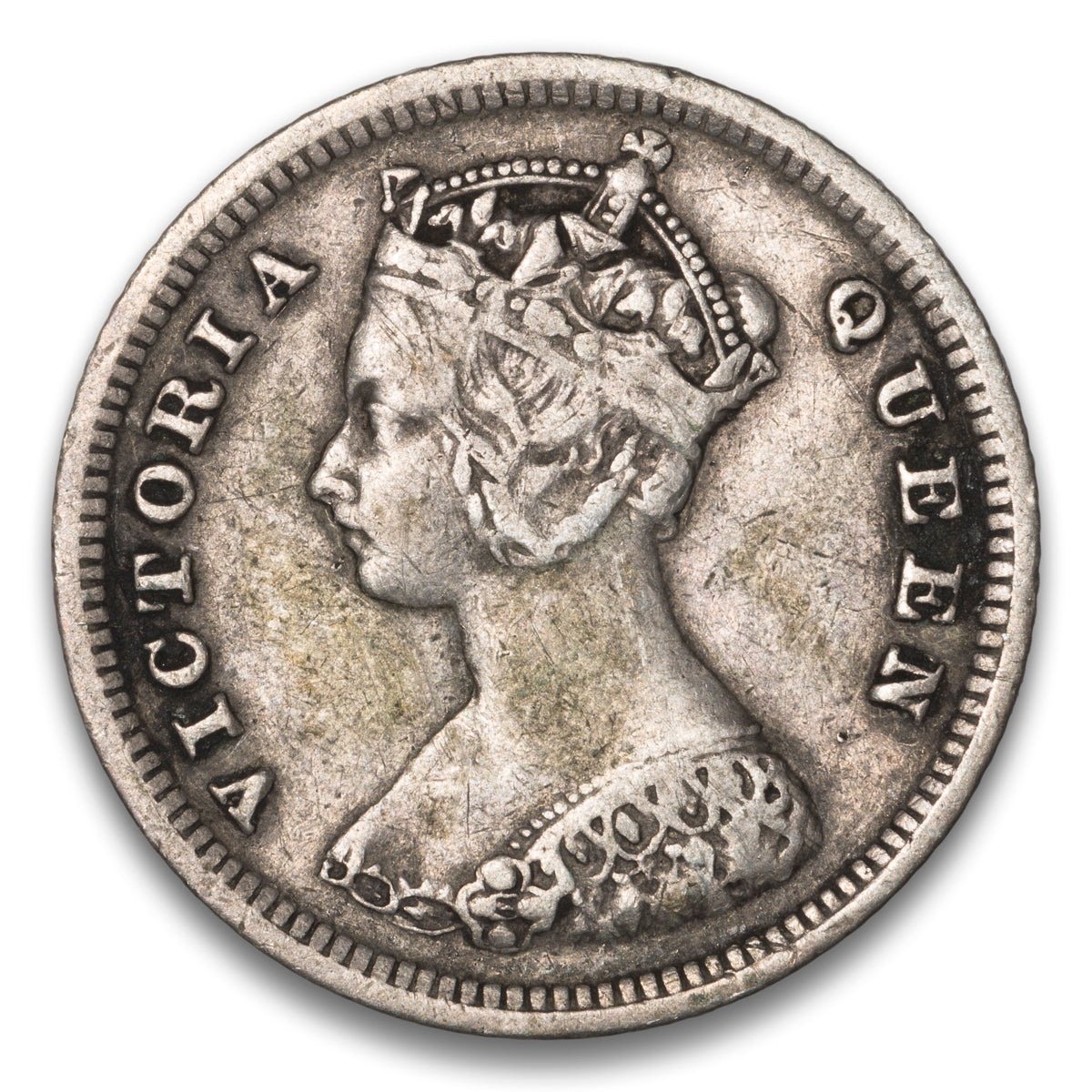 Hong Kong 10 Cents 1894