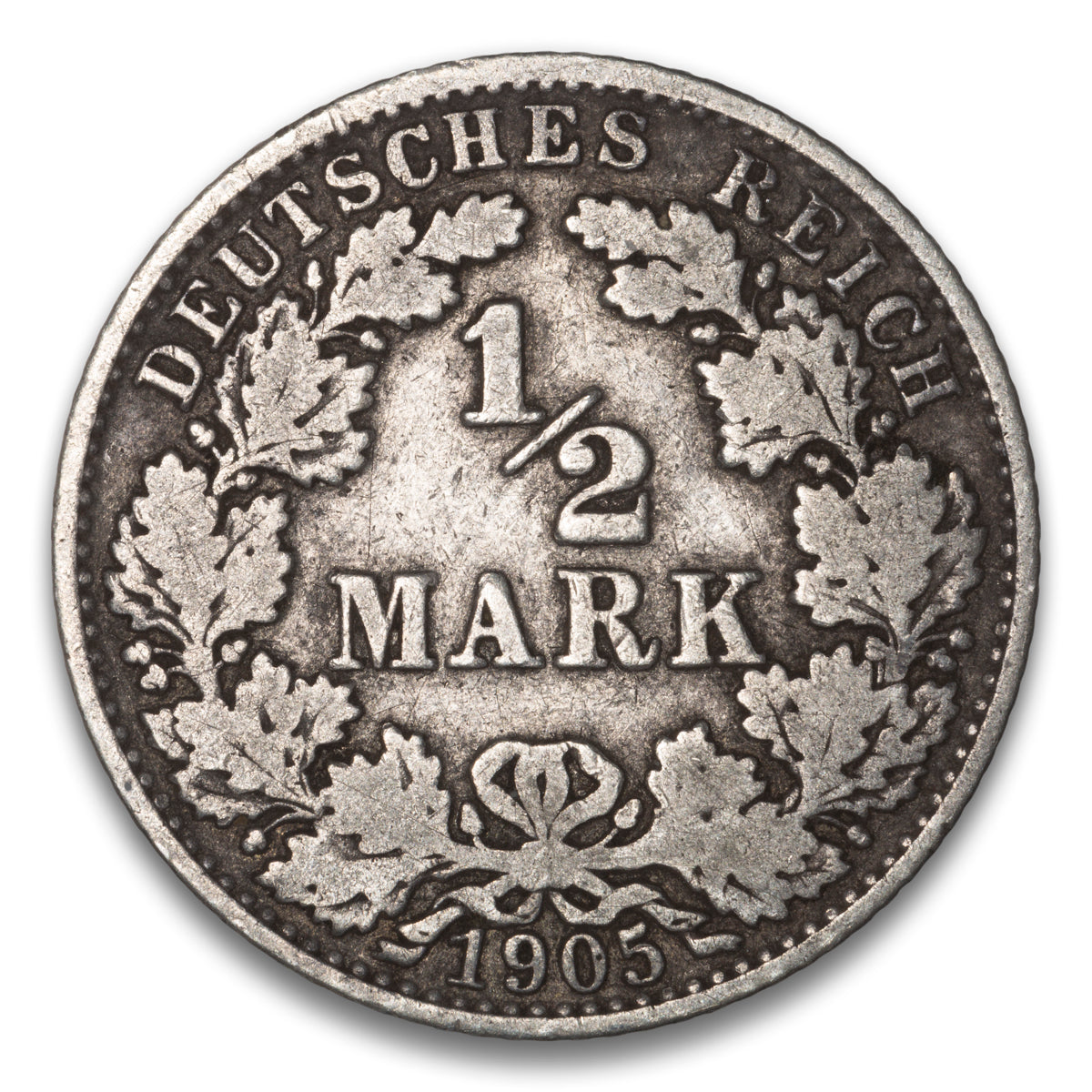 Germany 1/2 Mark 1905 A