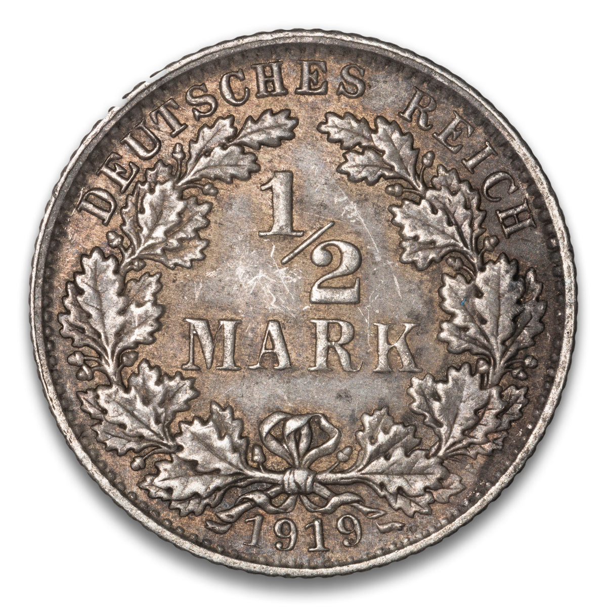 Germany 1/2 Mark 1919 E