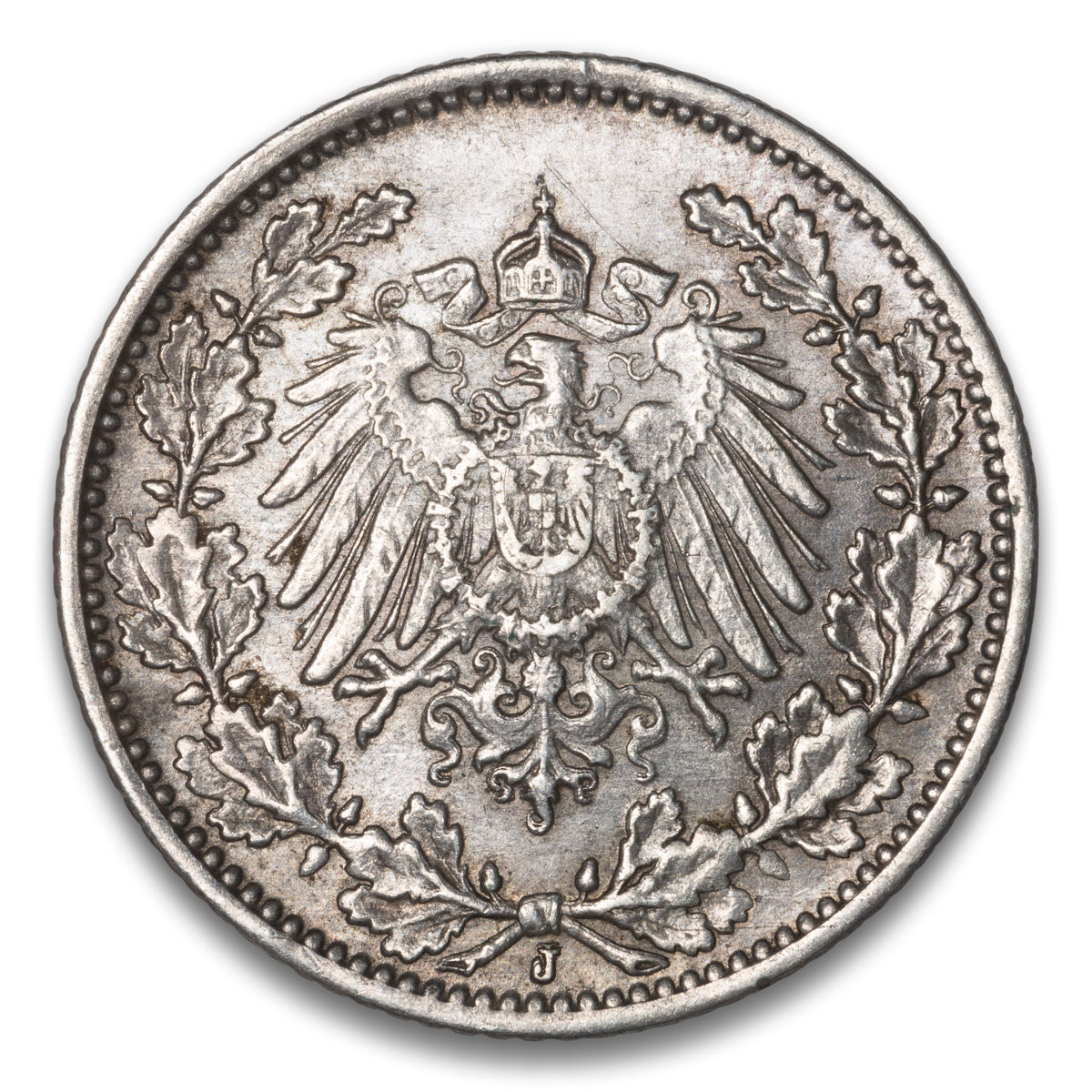 Germany 1/2 Mark 1919 J