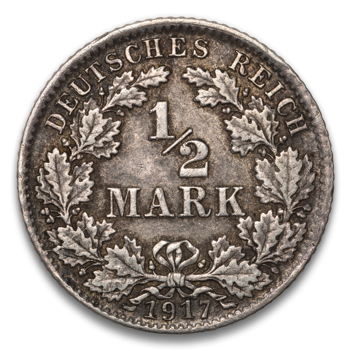 Germany 1/2 Mark 1917 D