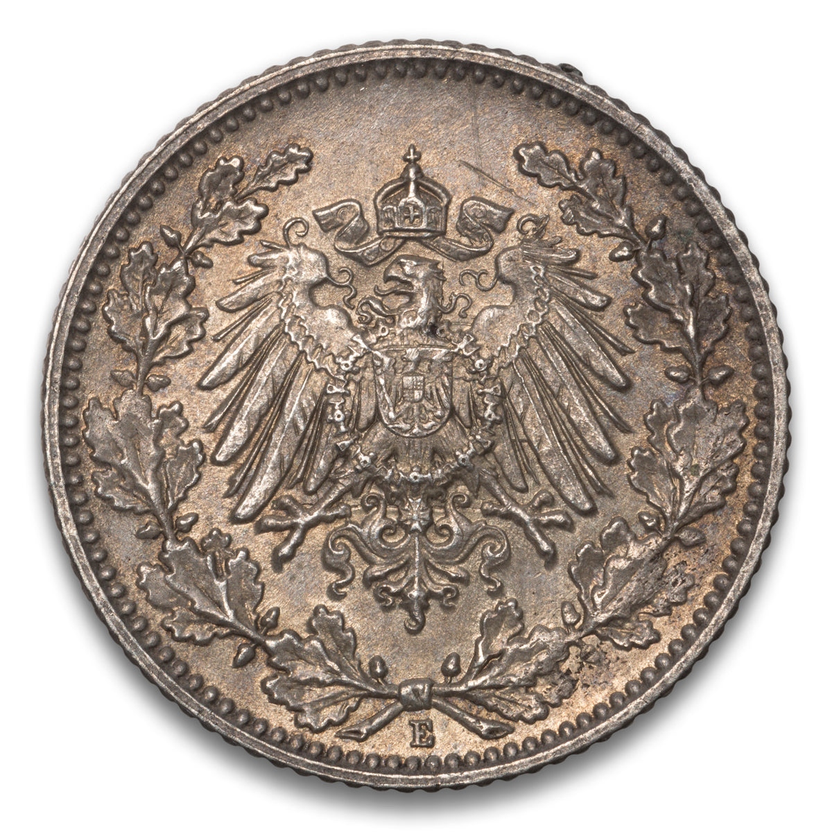 Germany 1/2 Mark 1917 E