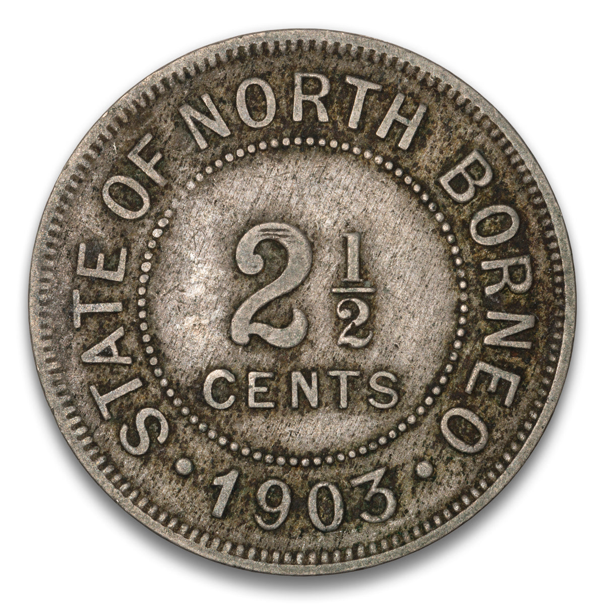 British North Borneo 2 1/2 Cents 1903 H