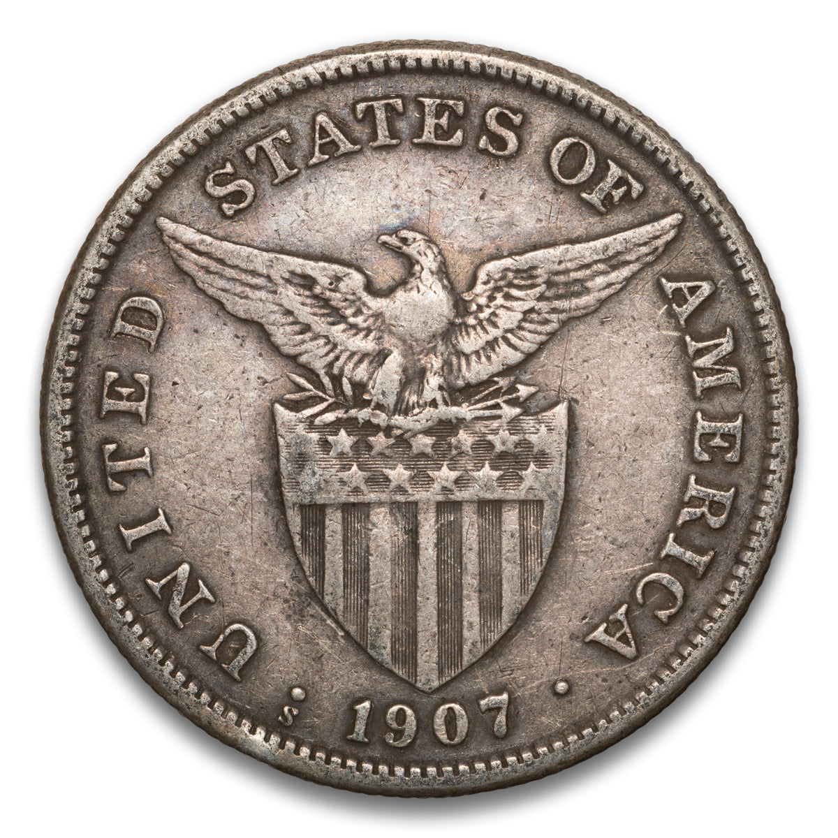 Philippines 1 Peso 1907 S