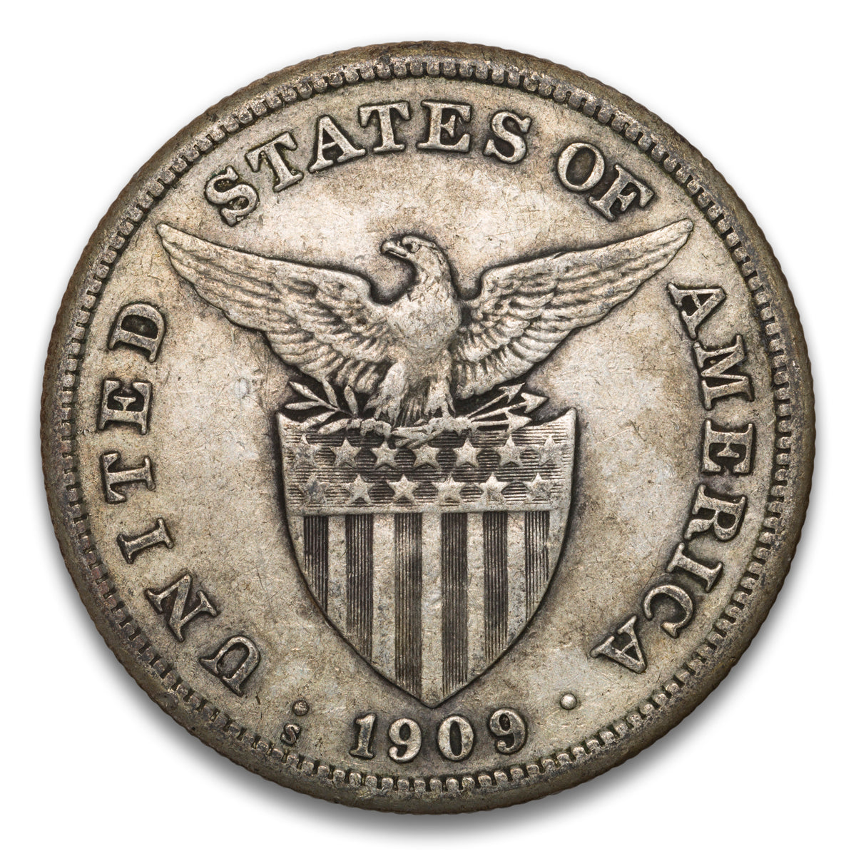 Philippines 1 Peso 1909 S