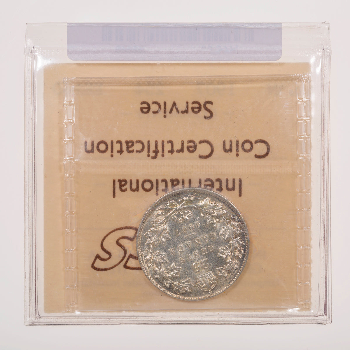 25 Cent 1907 ICCS EF-40