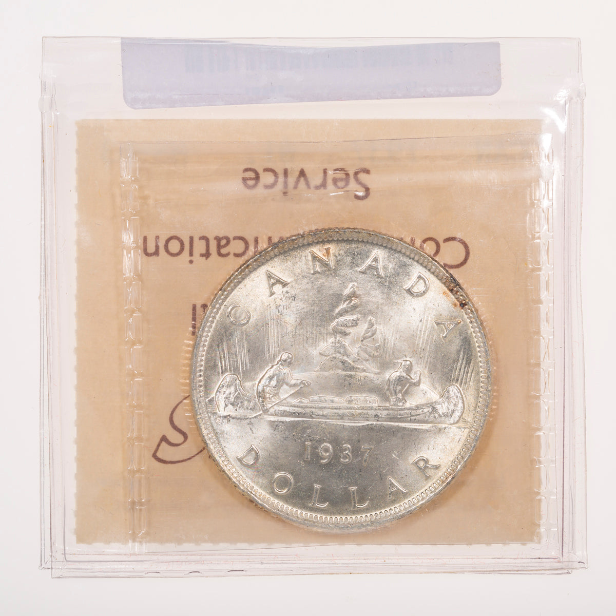 $1 1937 ICCS MS-63