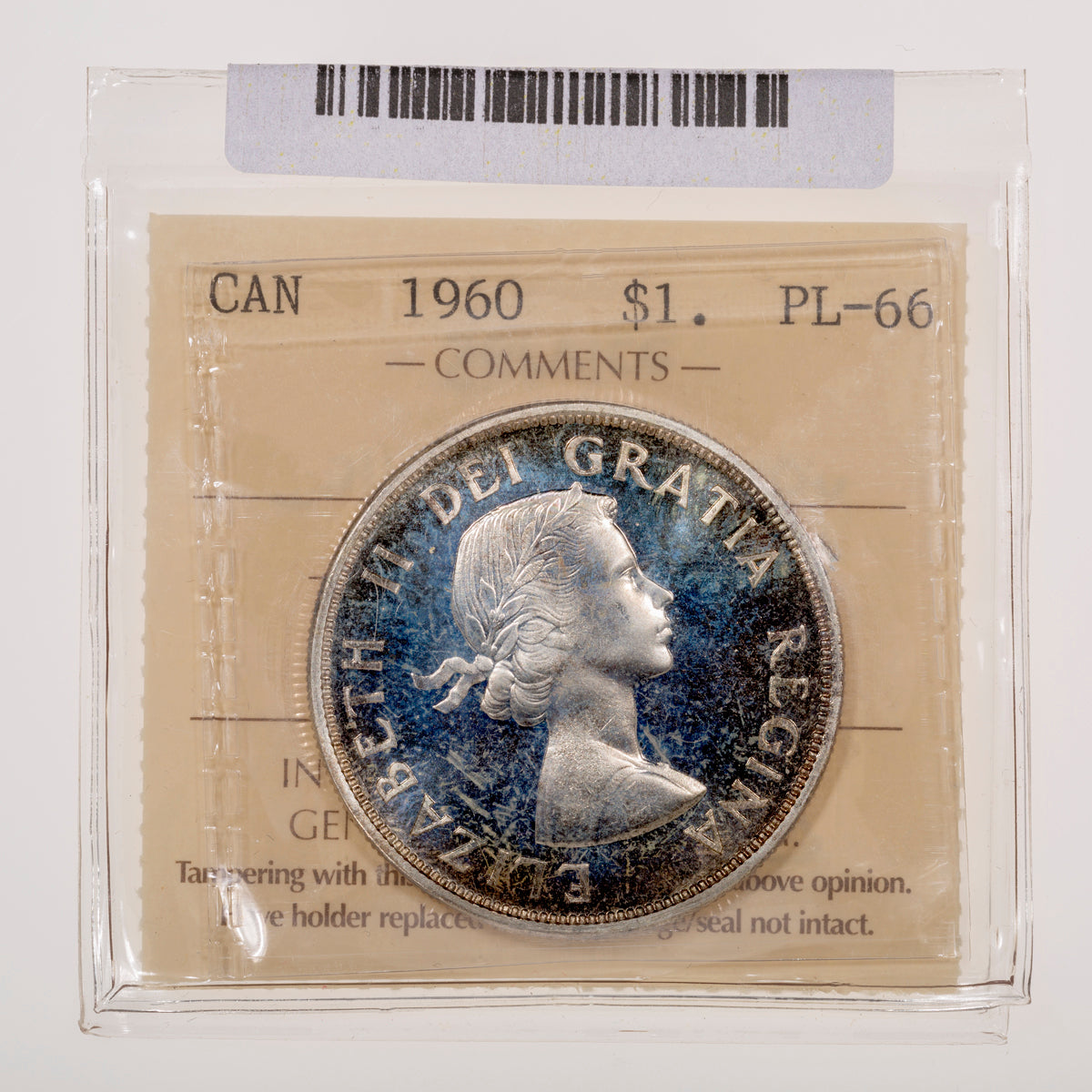 $1 1960 ICCS PL-66 Cameo