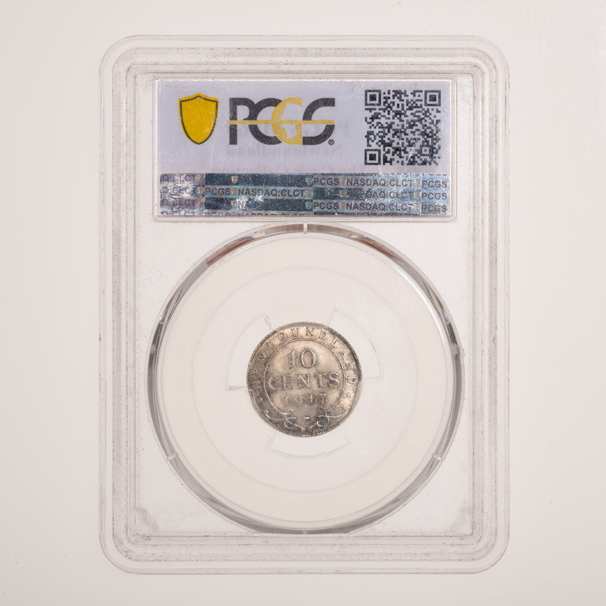 NFLD 10 Cent 1917C PCGS MS-65 Cook Collection