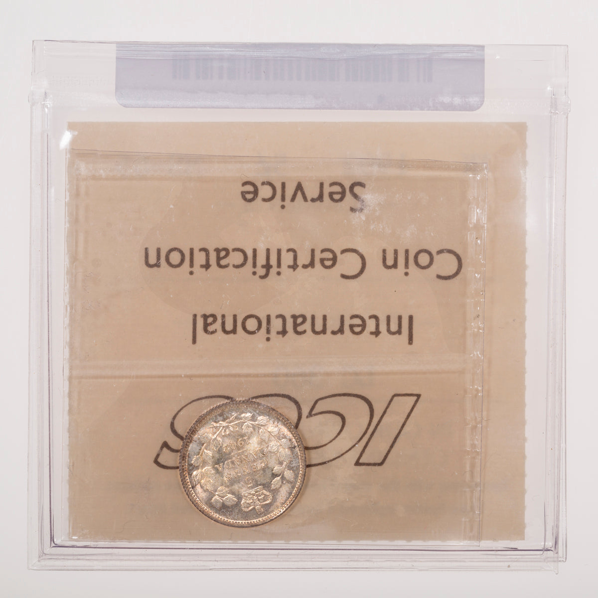 5 Cent 1902 ICCS MS-65