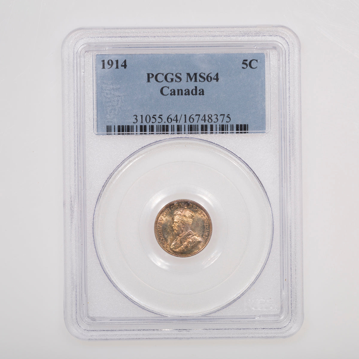 5 Cent 1914 PCGS MS-64