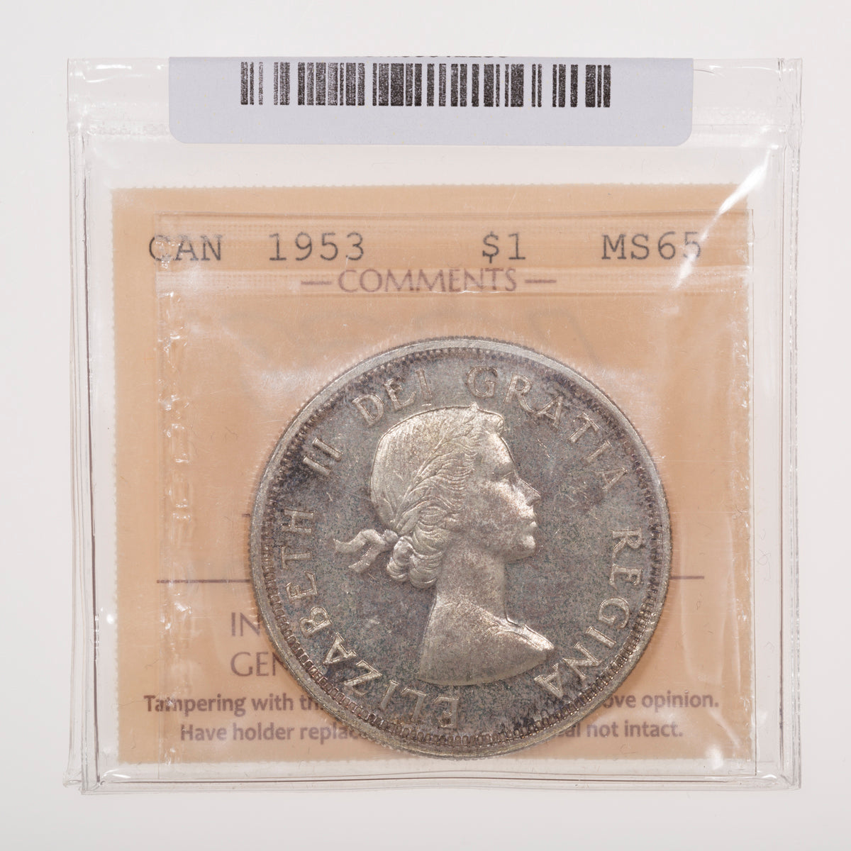 $1 1953 SF ICCS MS-65