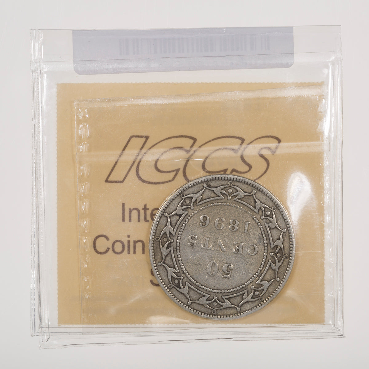 NFLD 50 Cent 1896 Obverse 1 ICCS F-15