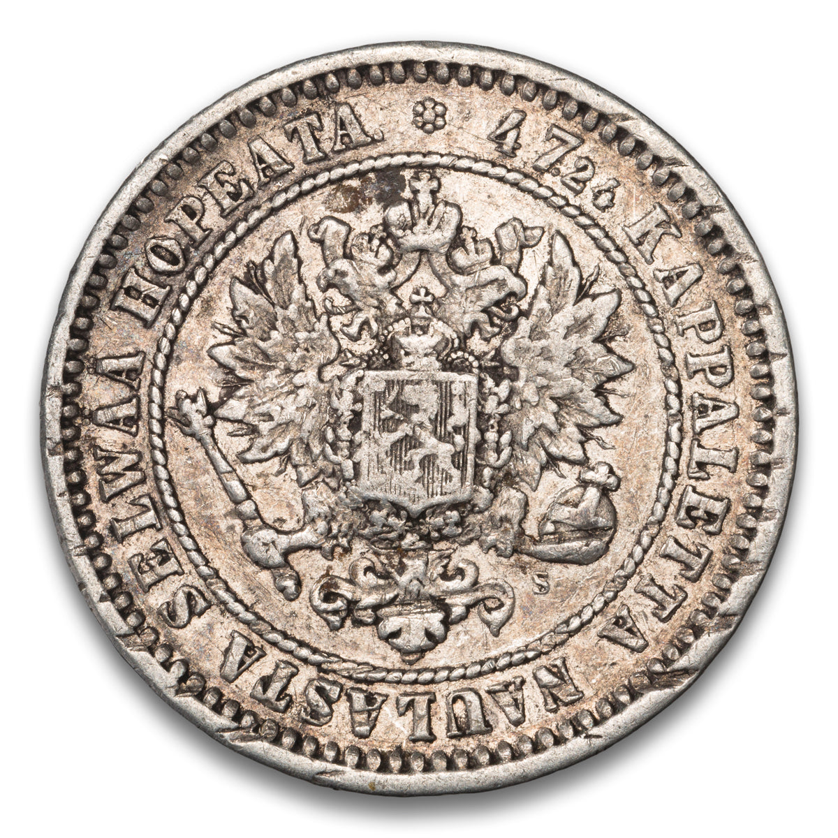 Finland 2 Markkaa 1870 S