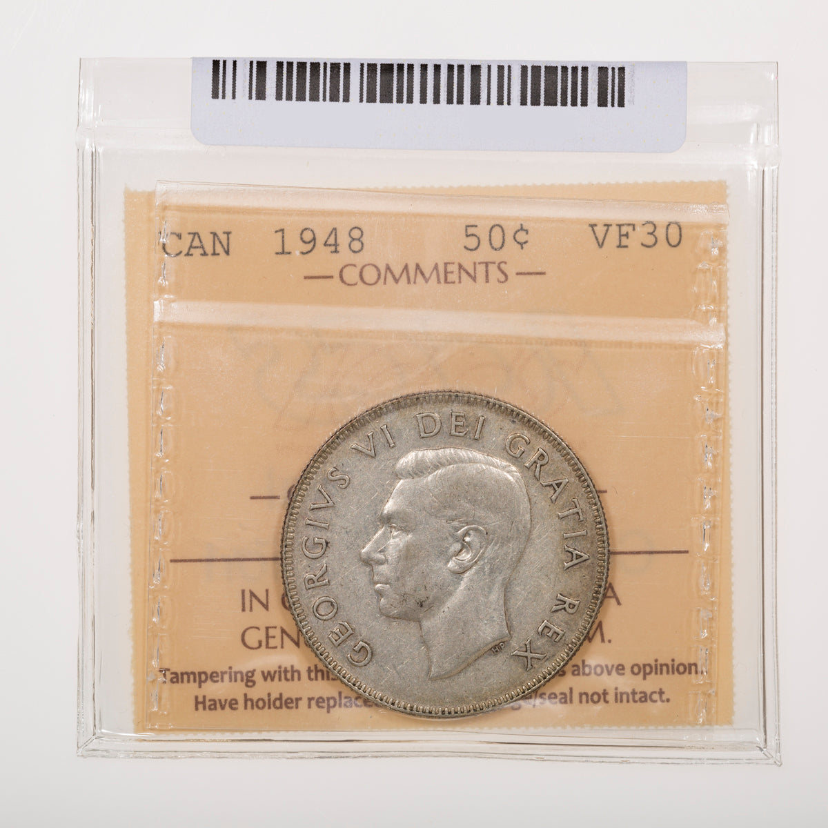 50 Cent 1948 ICCS VF-30