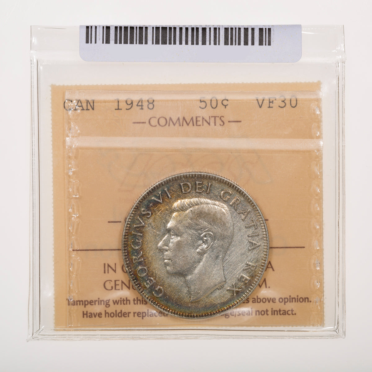 50 Cent 1948 ICCS VF-30