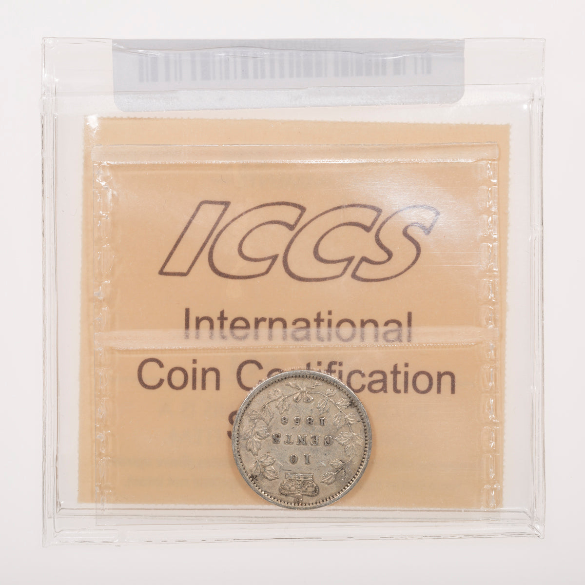 10 Cent 1858 ICCS VF-30