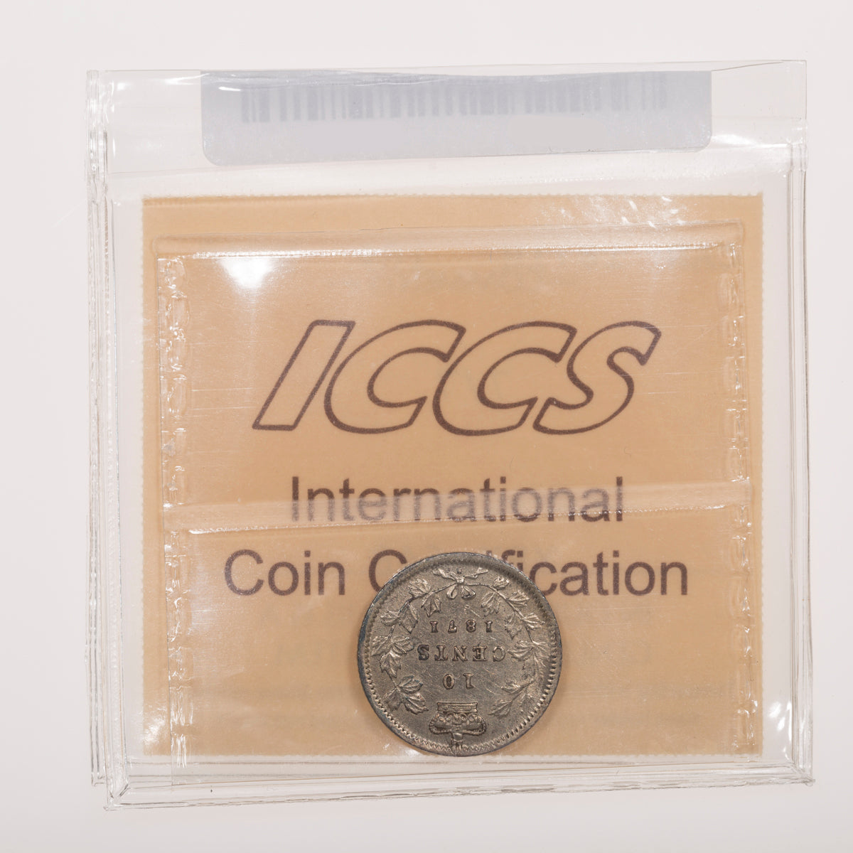 10 Cent 1871H 7/7 ICCS EF-40