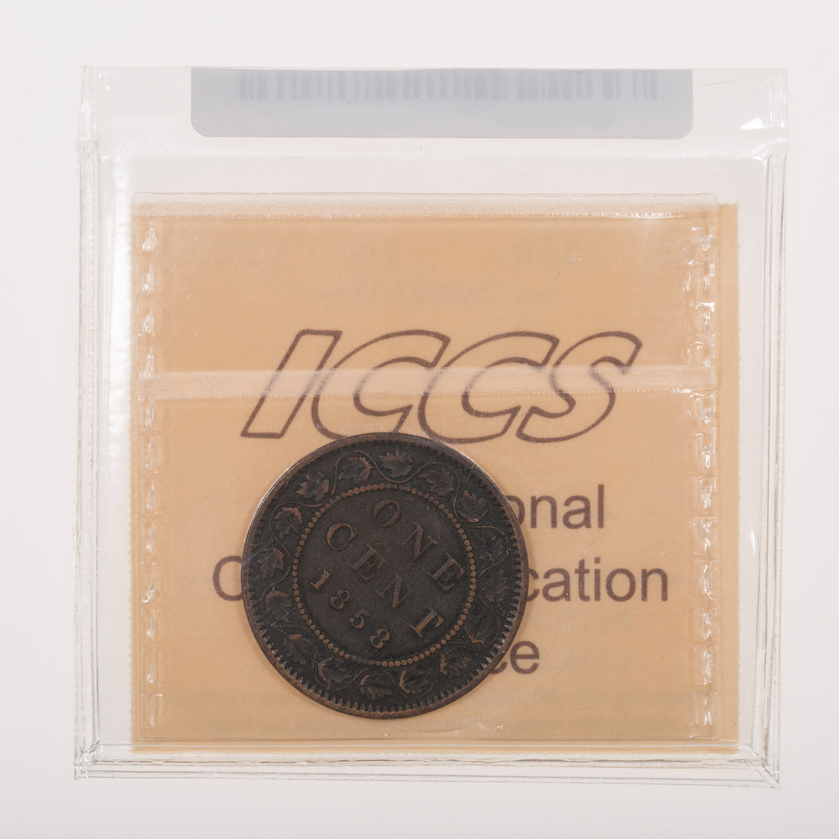 1 Cent 1858 ICCS VF-20