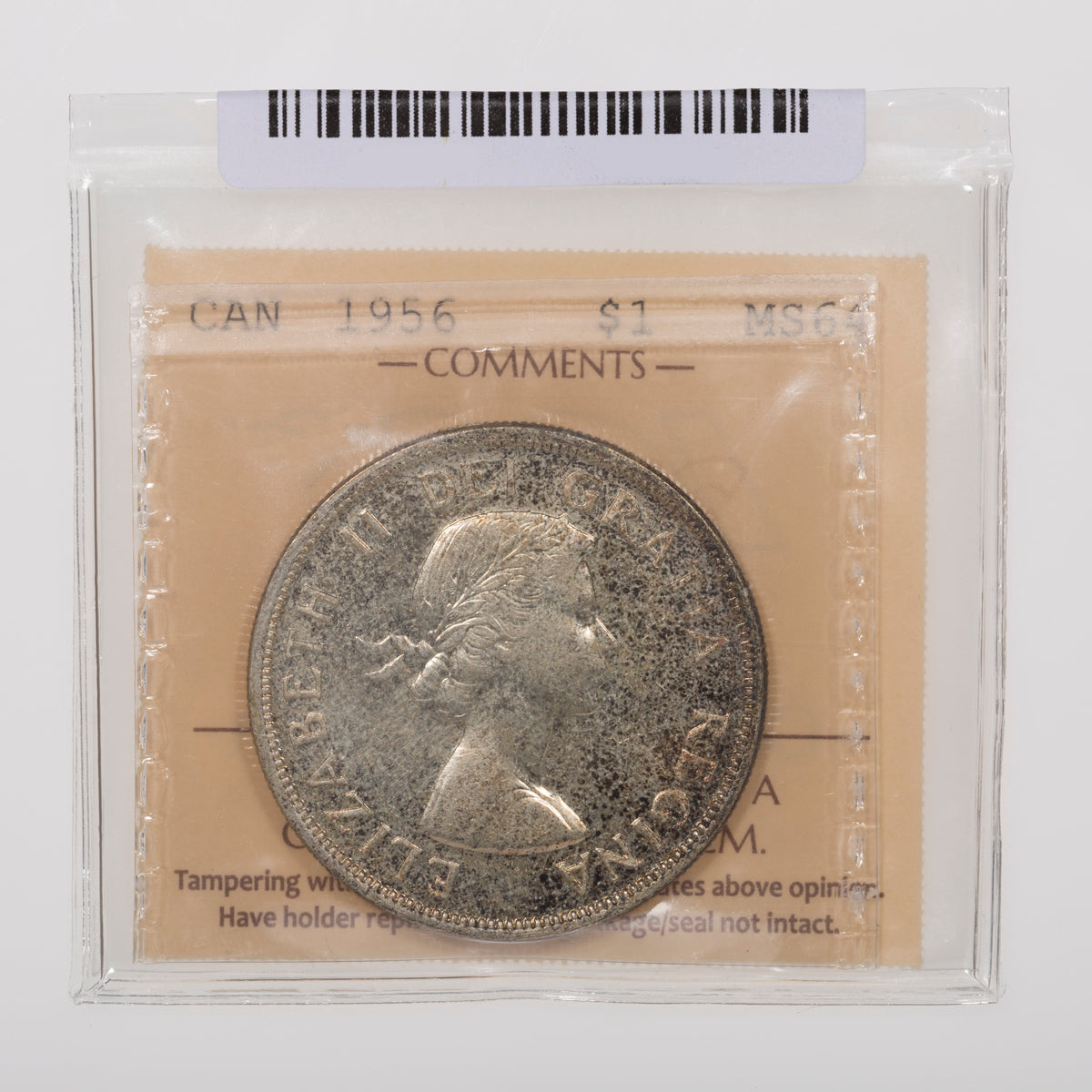 $1 1956 ICCS MS-64