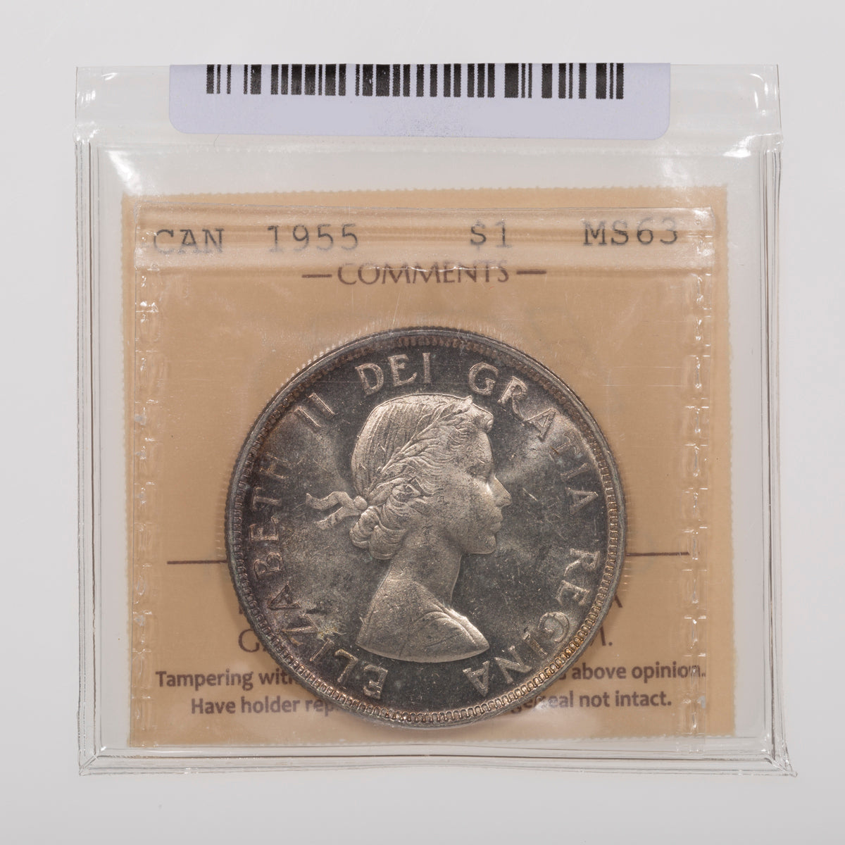 $1 1955 ICCS MS-63