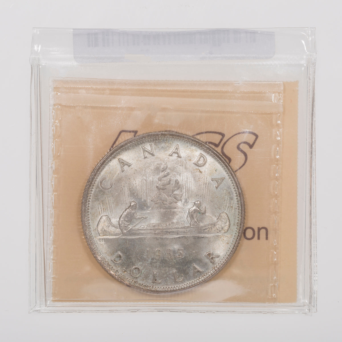 $1 1935 ICCS MS-65