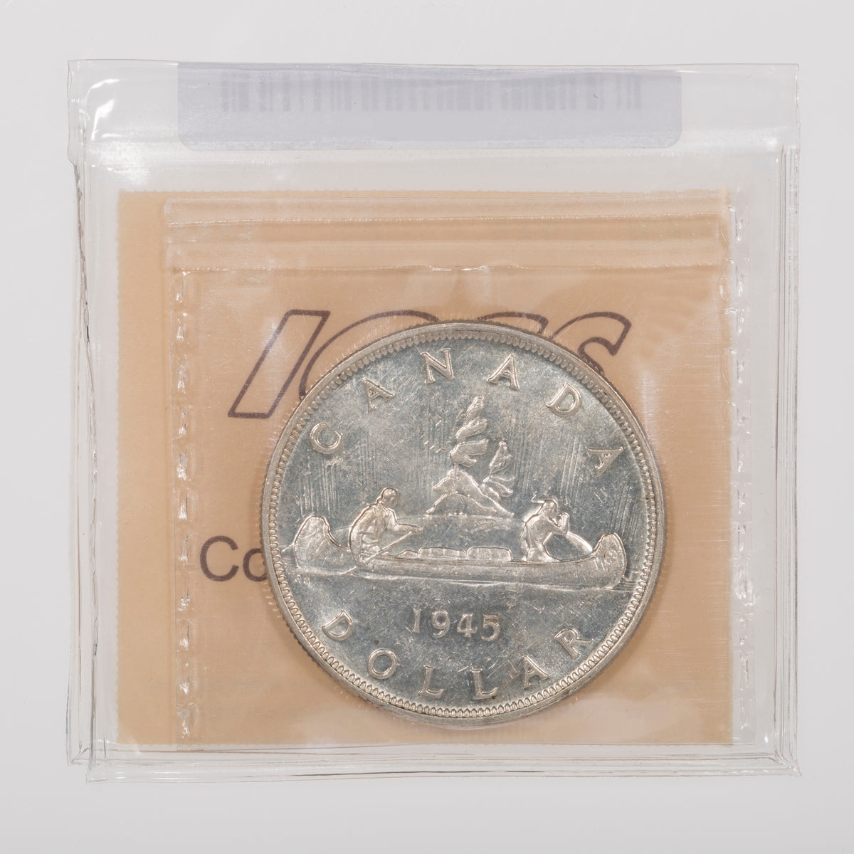 $1 1945 DBL 45 ICCS AU-50