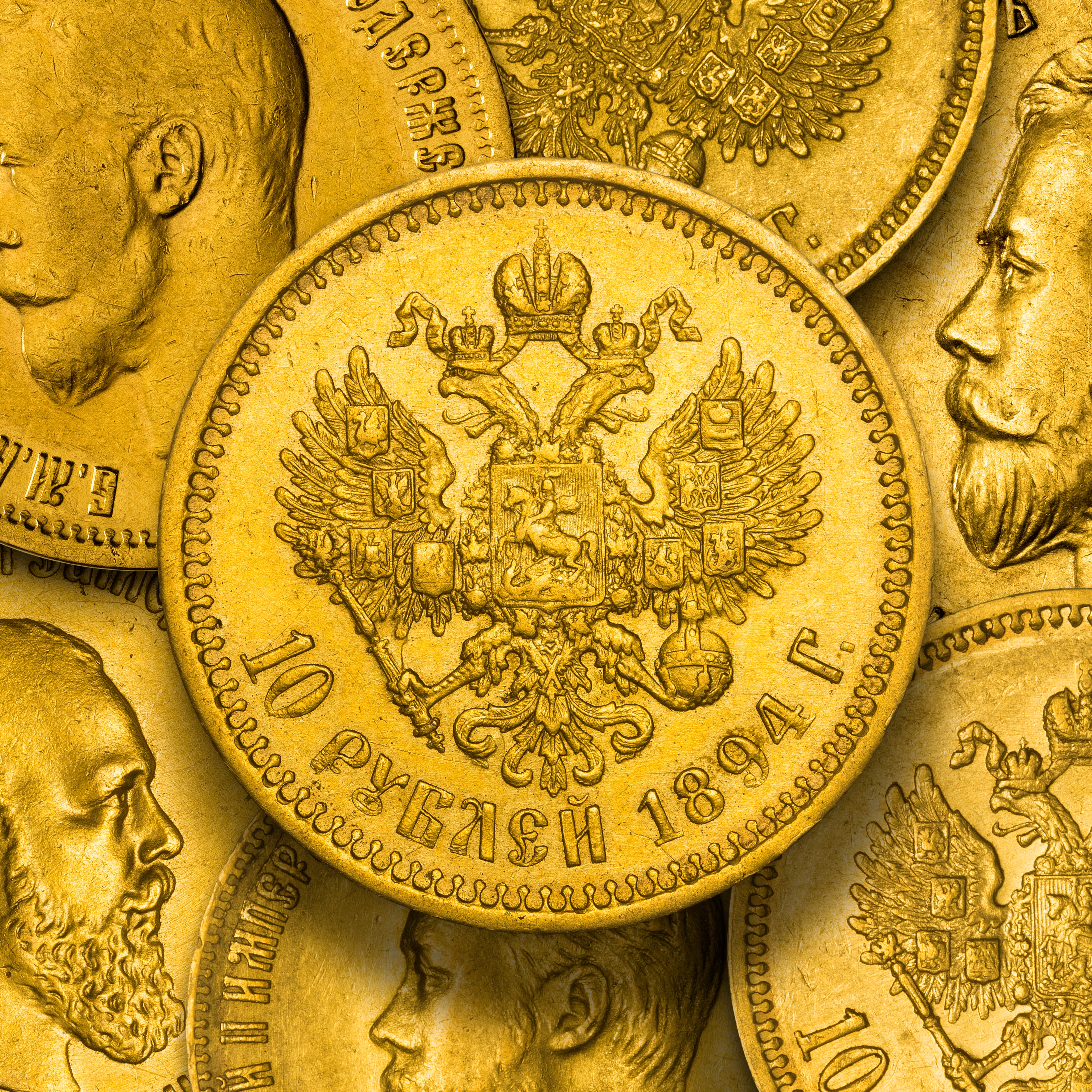 Russia 10 Rouble Gold Coin (Various Years)