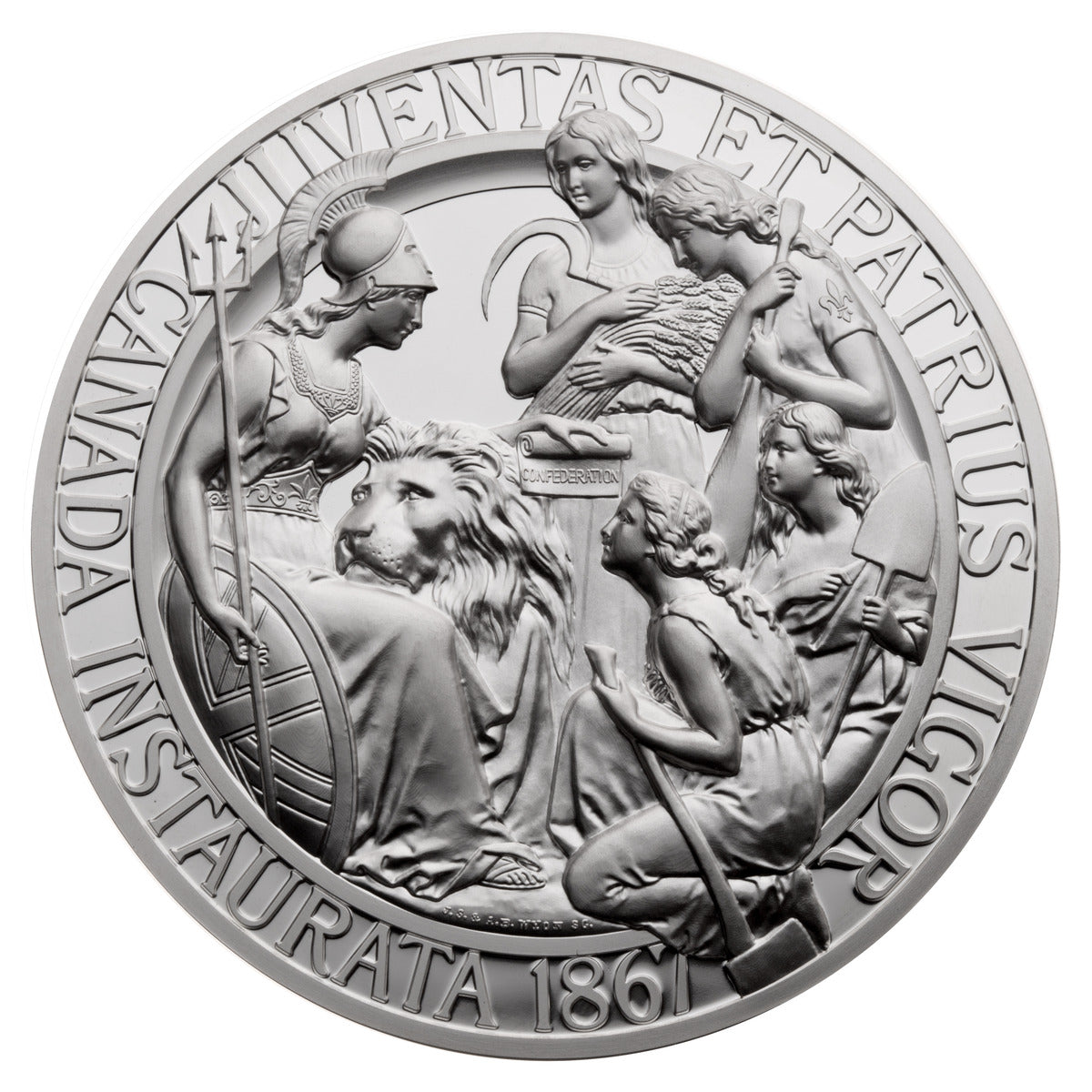 1867-2017 Confederation Restrike 10 oz Silver Medal