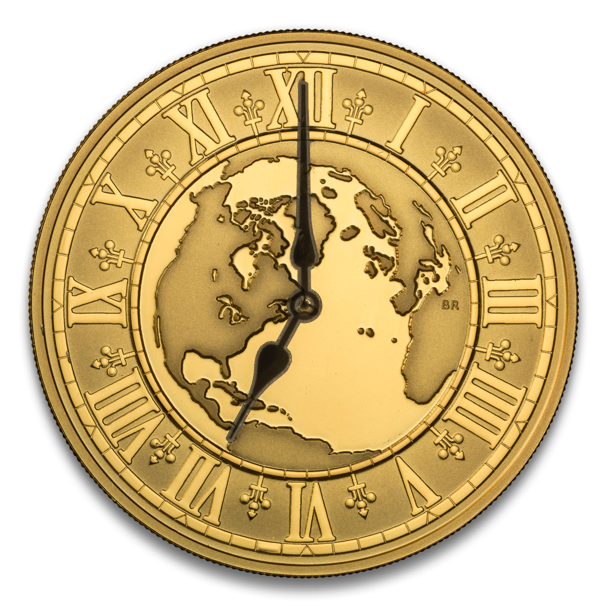 2005 $300 120th Anniversary of the International Implementation of Standard Time - 5 Coin Gold Set