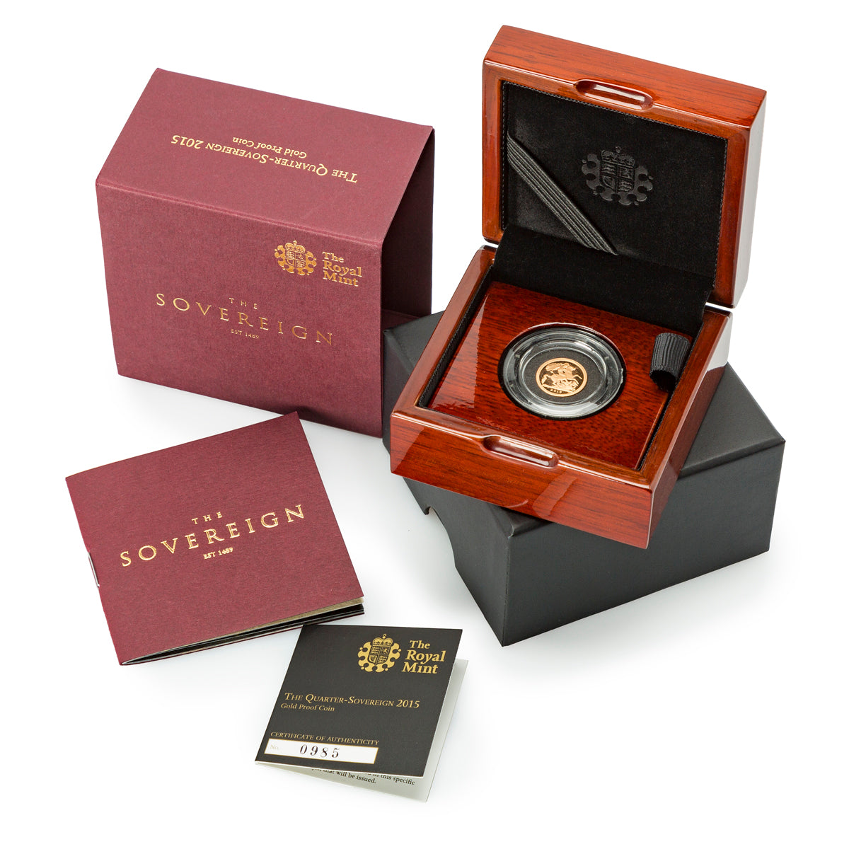 2015 Gold Proof Quarter Sovereign