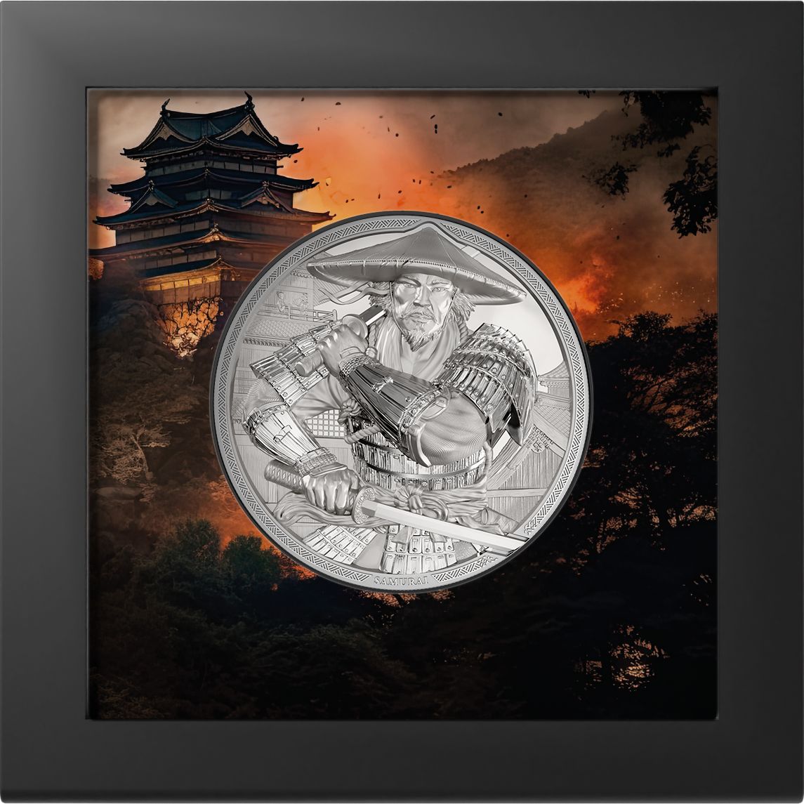 2025 $25 Samurai - Pure Silver Coin
