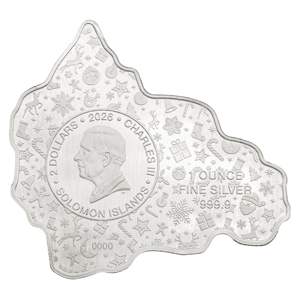 2026 $2 Santa and Little Red Truck - Pure Silver Coin