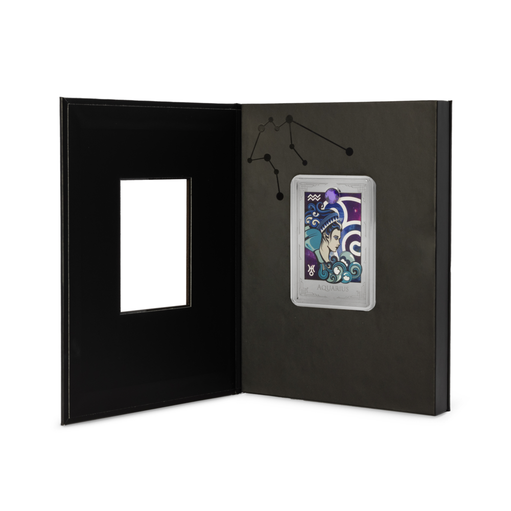 2025 $3 Star Signs of the Zodiac: Aquarius - Pure Silver Coin