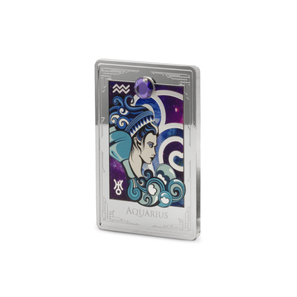 2025 $3 Star Signs of the Zodiac: Aquarius - Pure Silver Coin