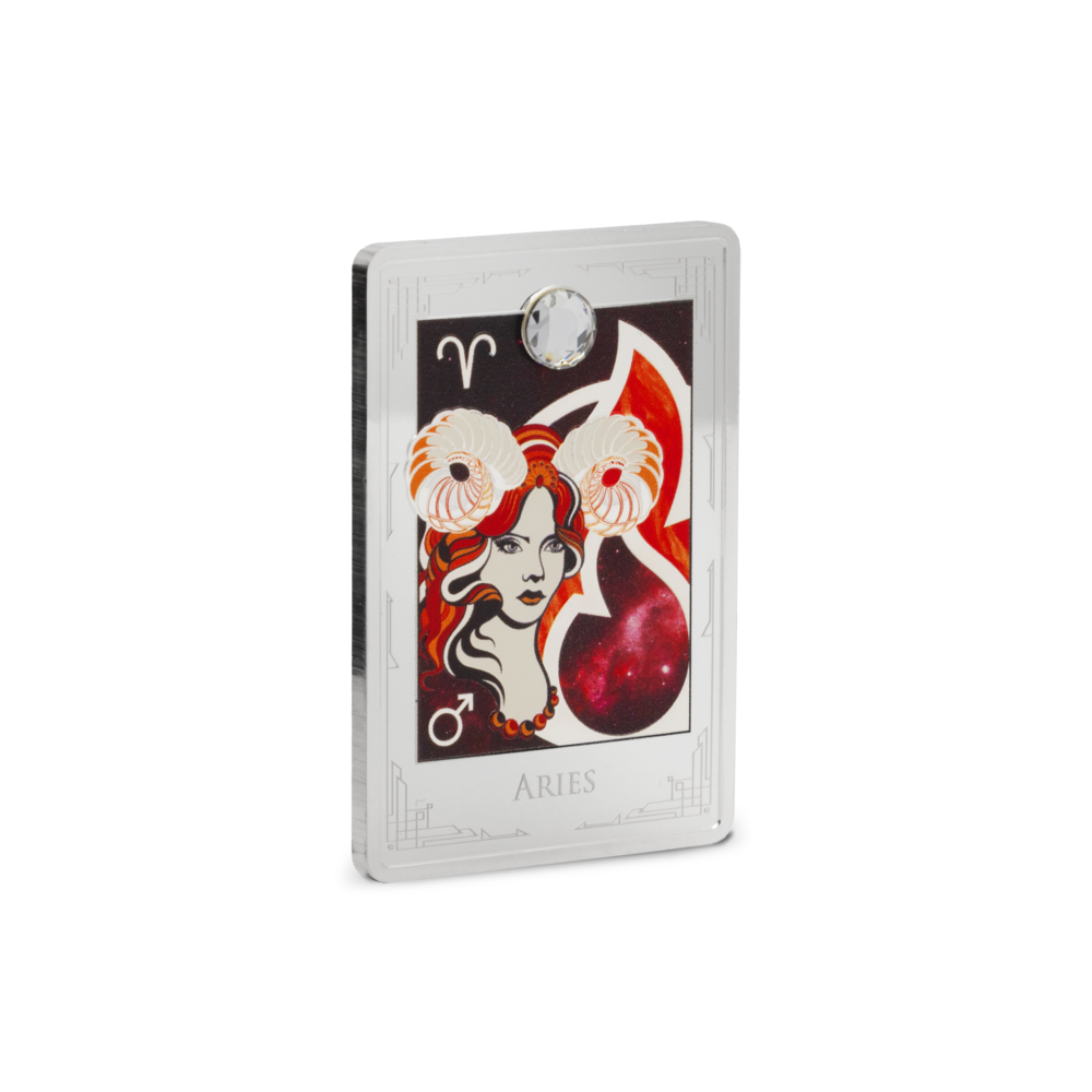 2025 $3 Star Signs of the Zodiac: Aries - Pure Silver Coin