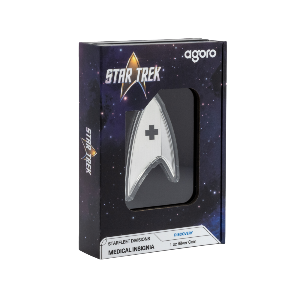 2025 $2 Star Trek Starfleet Divisions: Medical Insignia - Pure Silver Coin