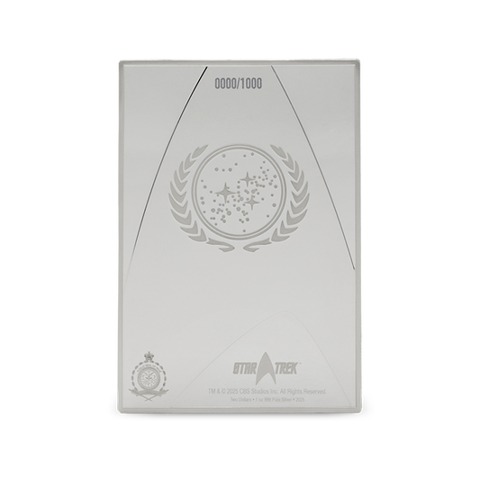 2025 $2 Star Trek: Starfleet Communicator Owner Manual - Pure Silver Coin