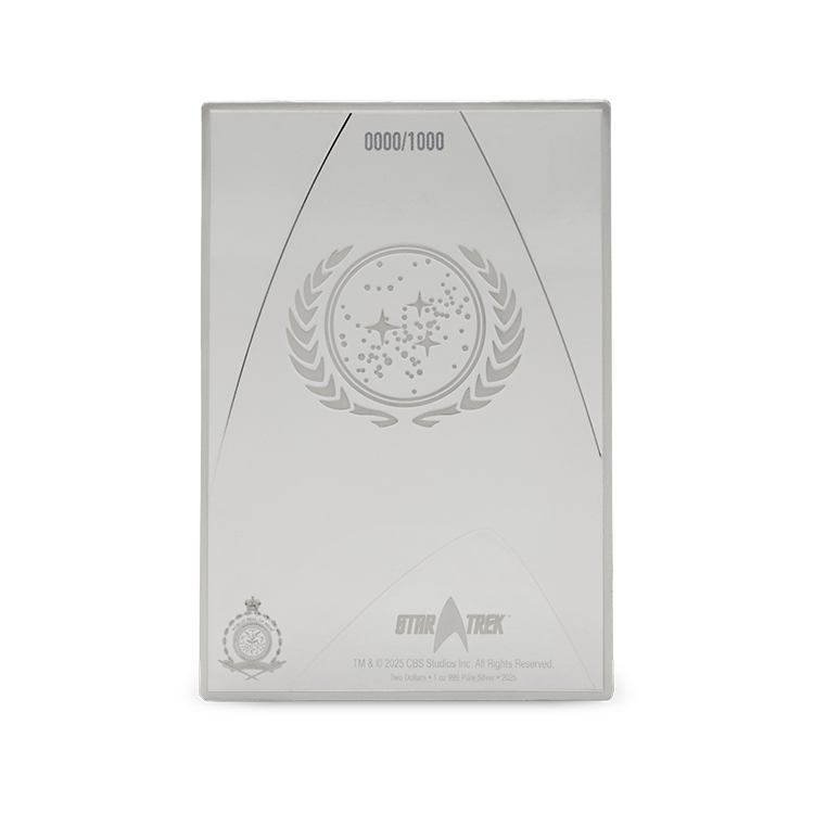 2025 $2 Star Trek: Starfleet Communicator Owner Manual - Pure Silver Coin