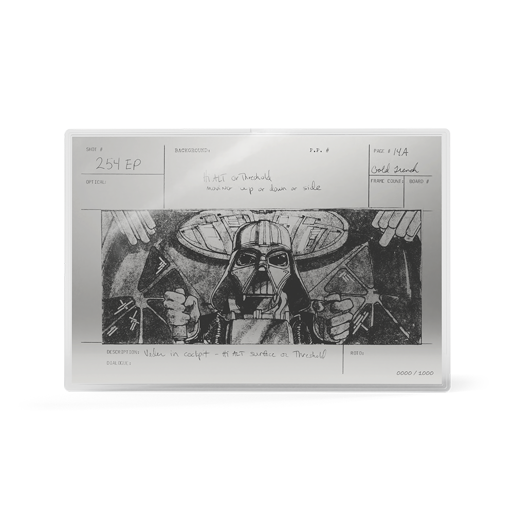 2026 $2 Star Wars Darth Vader: Trench Run - Pure Silver Foil