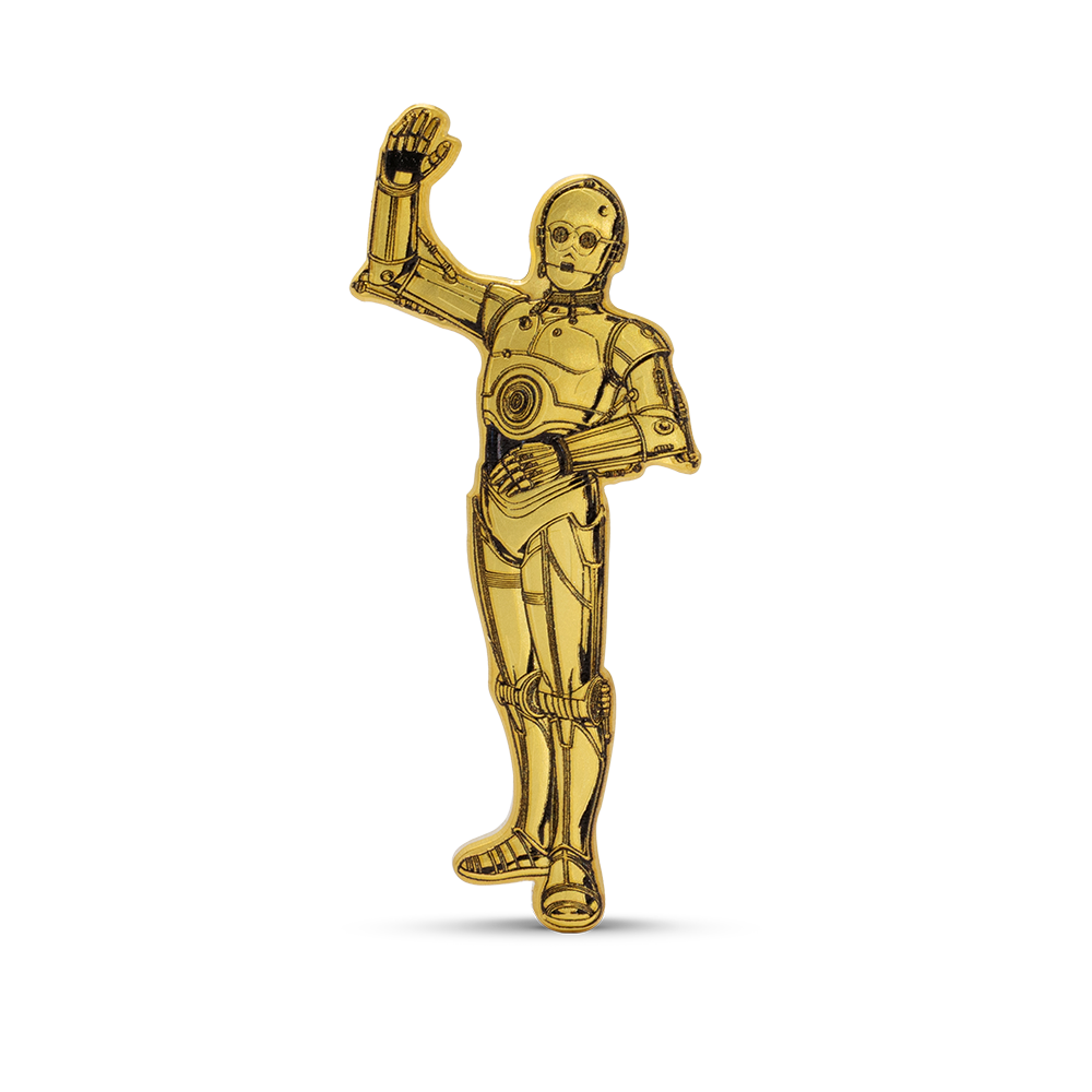 2025 $2 Star Wars™ Droid Series: C-3PO - Pure Silver Coin