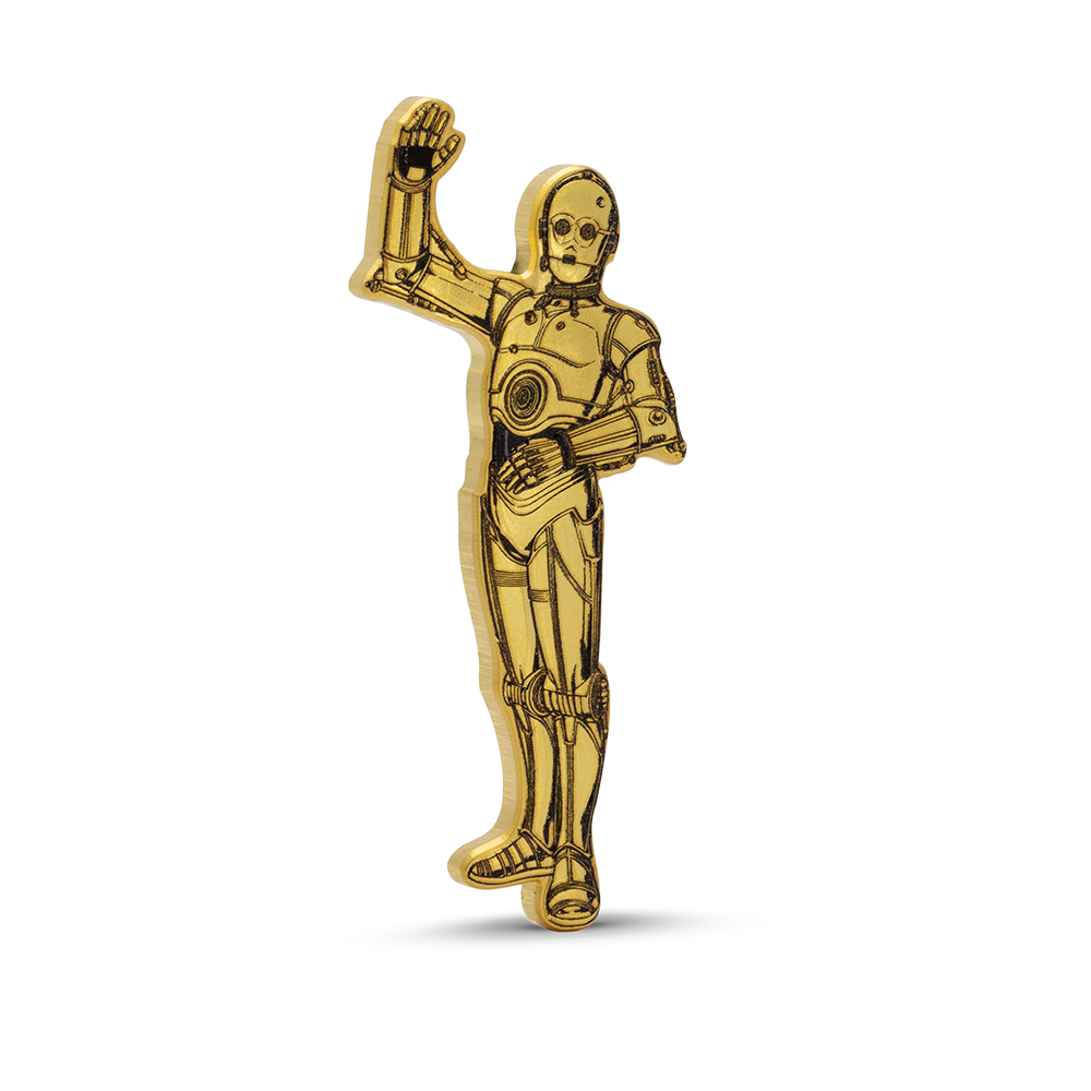2025 $2 Star Wars™ Droid Series: C-3PO - Pure Silver Coin