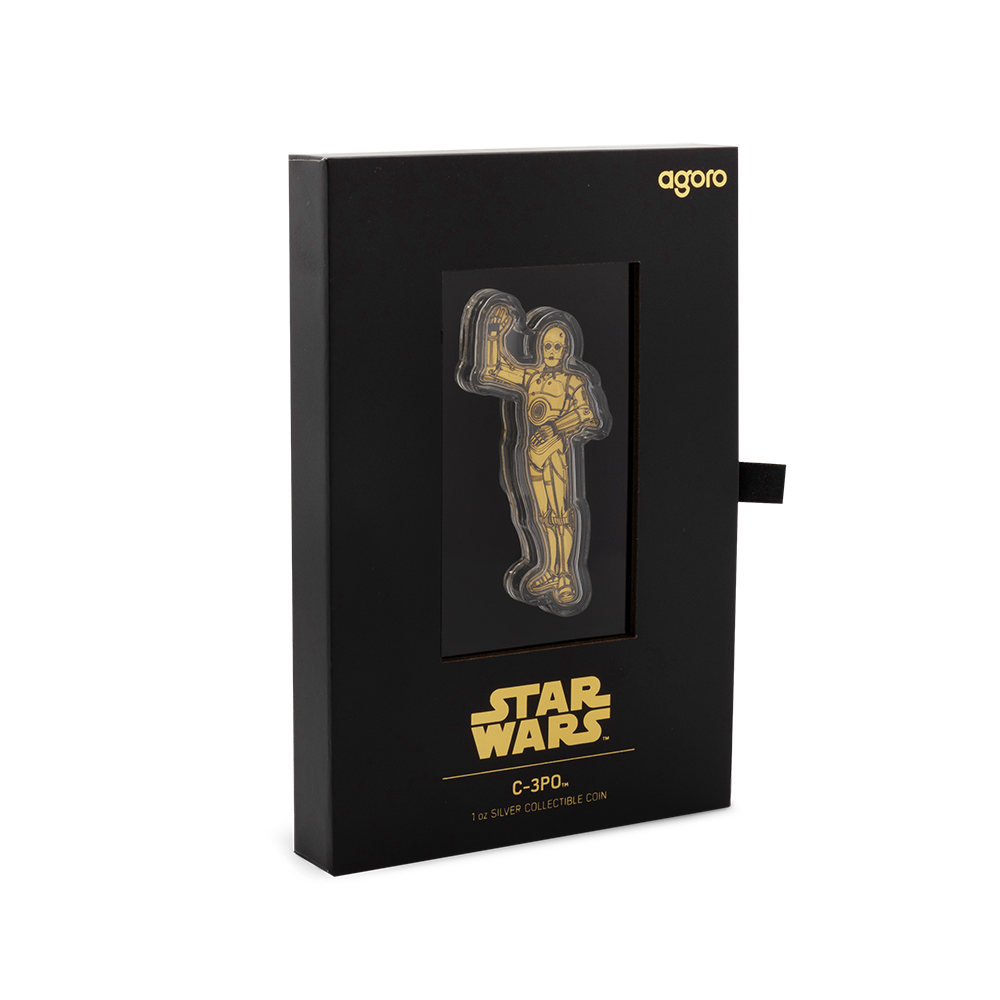 2025 $2 Star Wars™ Droid Series: C-3PO - Pure Silver Coin