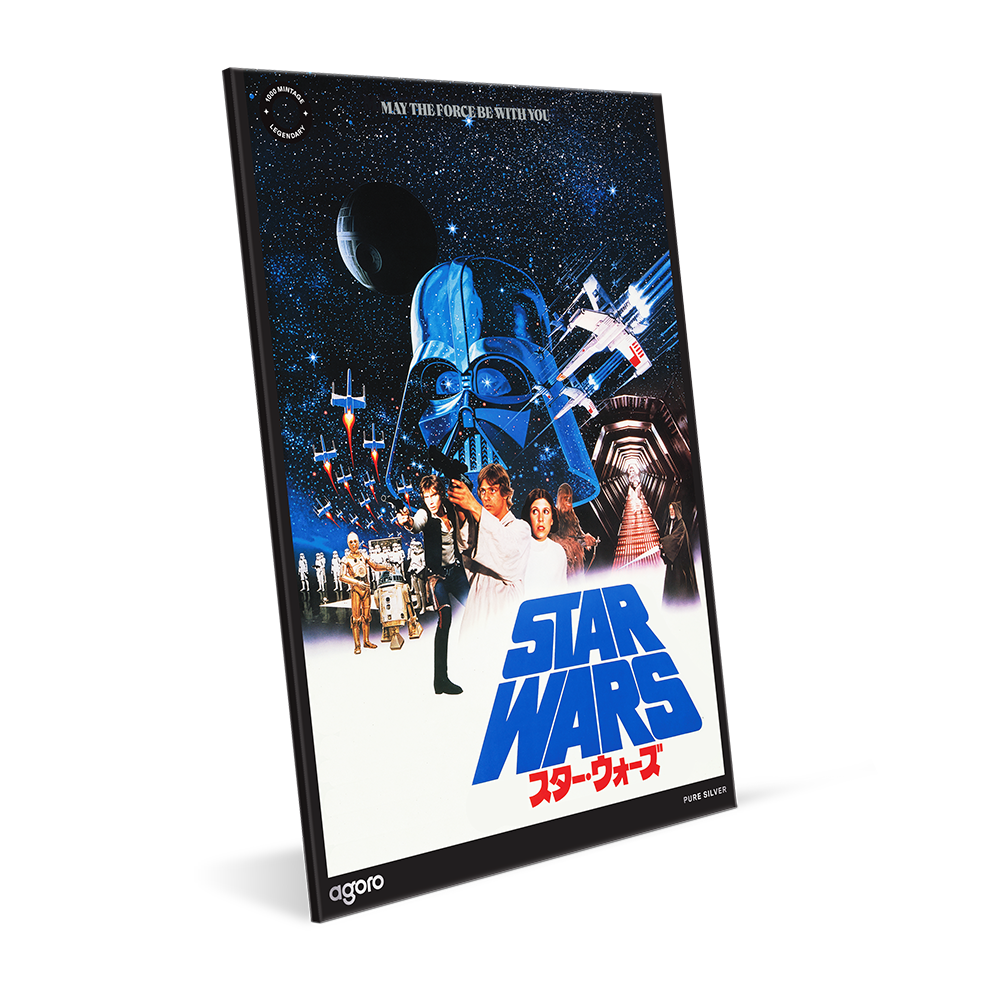 2026 $2 Star Wars™: A New Hope Japanese Movie Poster - Pure Silver Foil