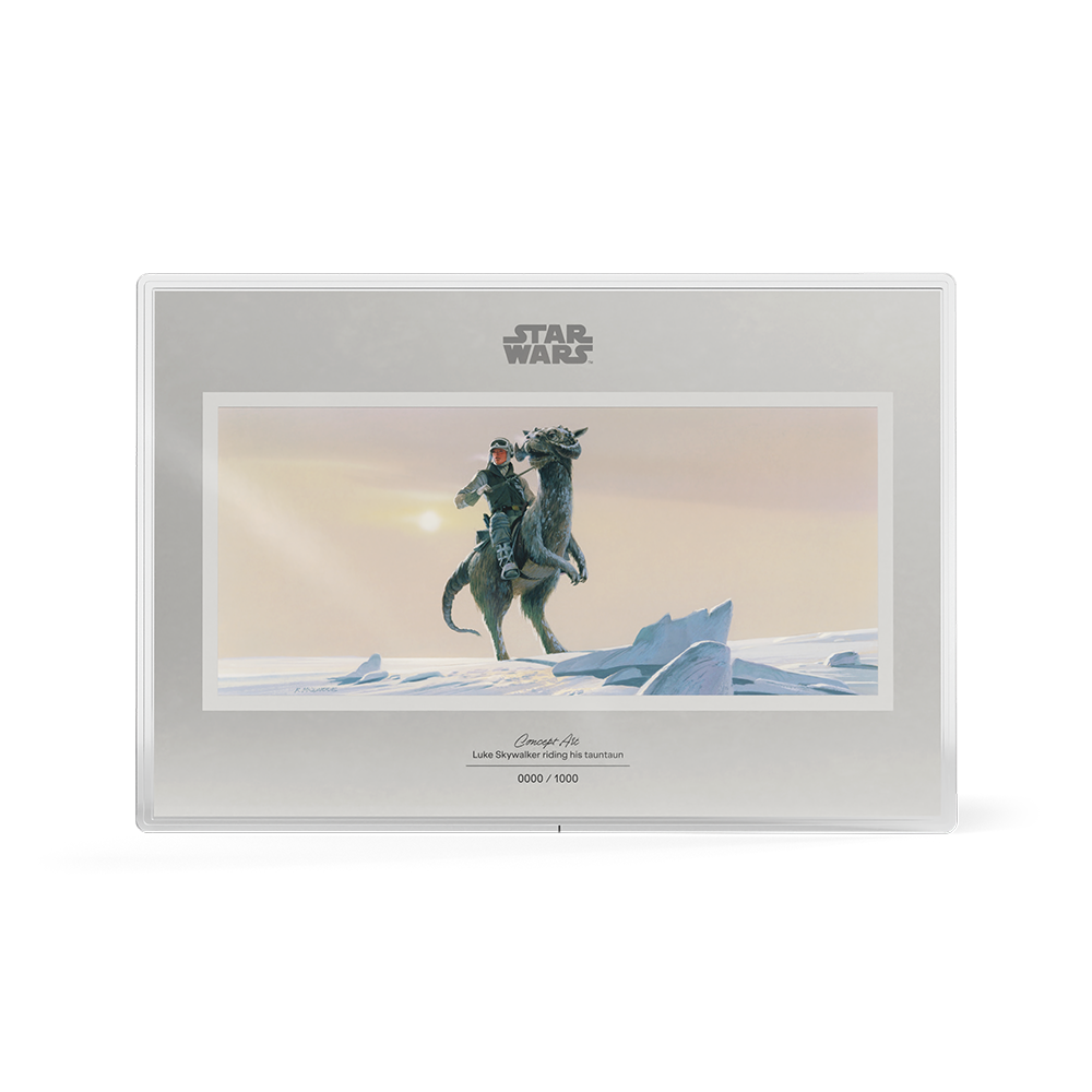 2026 $2 Star Wars™: Luke Skywalker Riding His Tauntaun - Pure Silver Foil