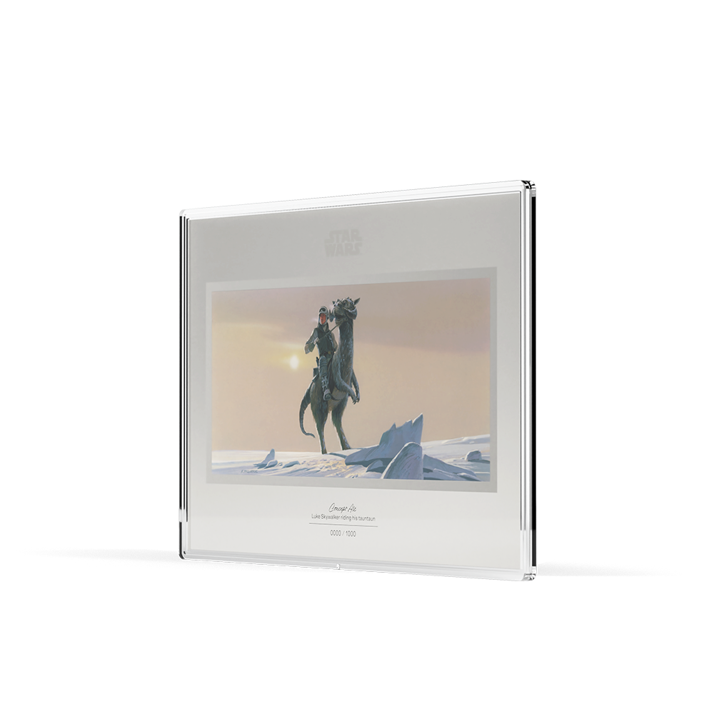 2026 $2 Star Wars™: Luke Skywalker Riding His Tauntaun - Pure Silver Foil